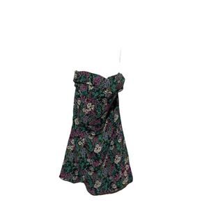 Sky‎ To Moon Floral Mini Dress Strapless Size Small